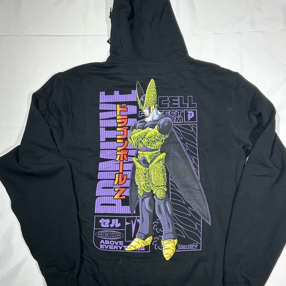 Dragon Ball Z X Primitive “Cell” Hoodie Black NWT MSRP $85‎